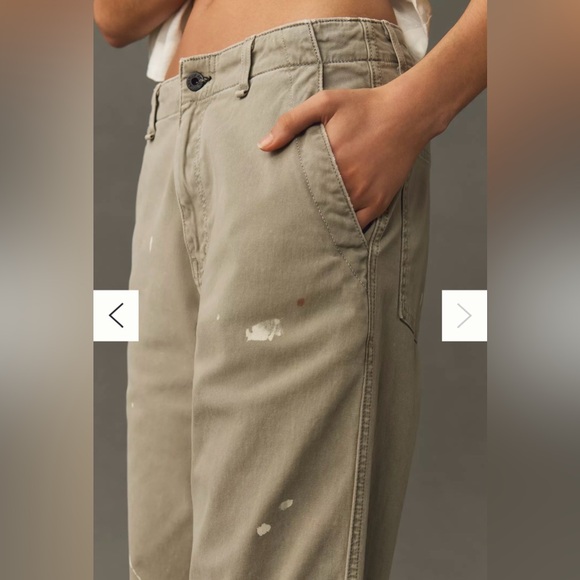 ASKK NY Paint Splatter Chino NWT Anthropologie 28 - Picture 4 of 4